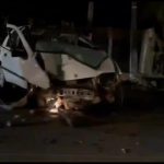 carro-colide-com-poste-na-al-101-norte,-na-pescaria