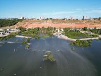 analise-de-agua-coletada-na-area-de-colapso-da-lagoa-mundau,-em-maceio,-passa-a-ser-feita-a-cada-3-dias